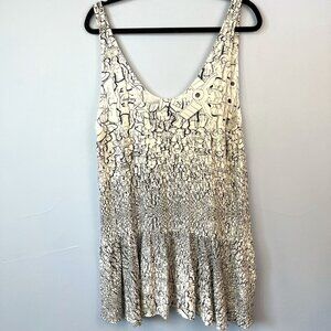 Yanvalou Designs Tunic Top Beach Original Haitian Artist Ras-Kimy Print Size S